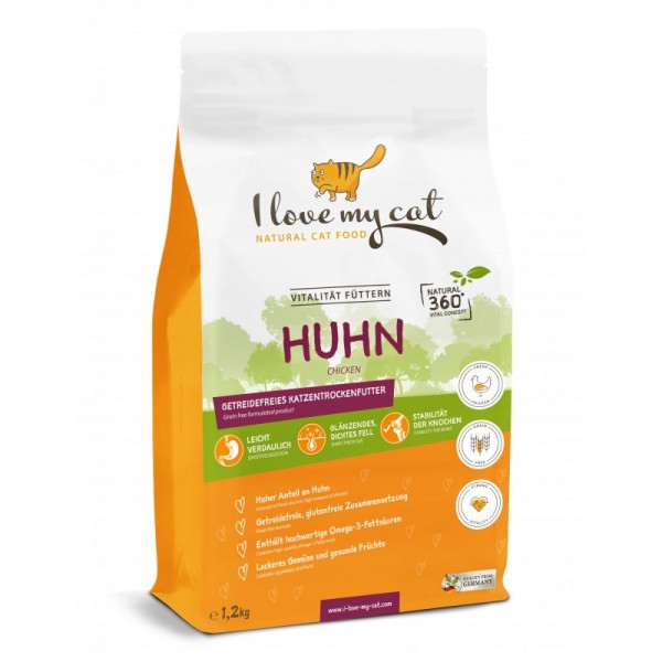 I love my cat - Trockenfutter - Huhn 1.2 kg