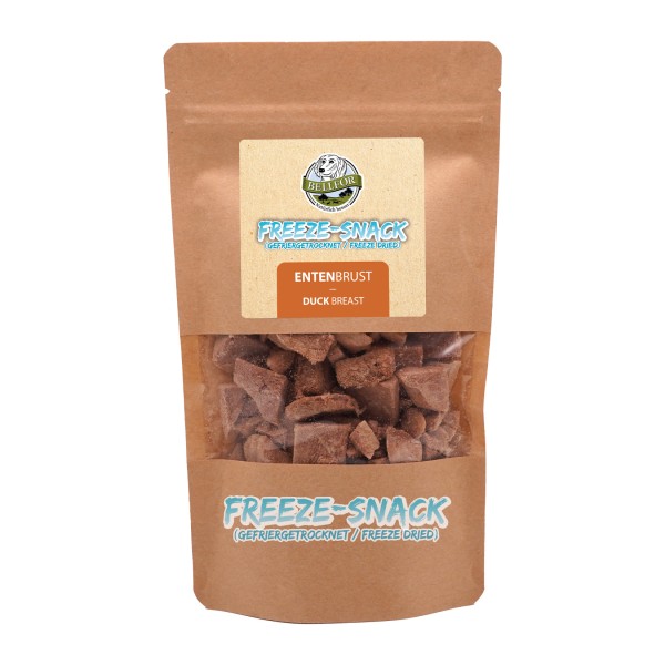 Gesunder Freeze-Snack für Hunde - Entenbrust (gefriergetrocknet) 50g